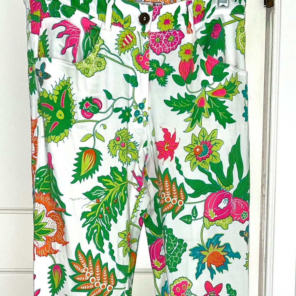 Gretchen Scott flowered jeans